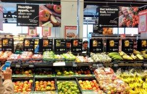 Los mensajes en la frutería