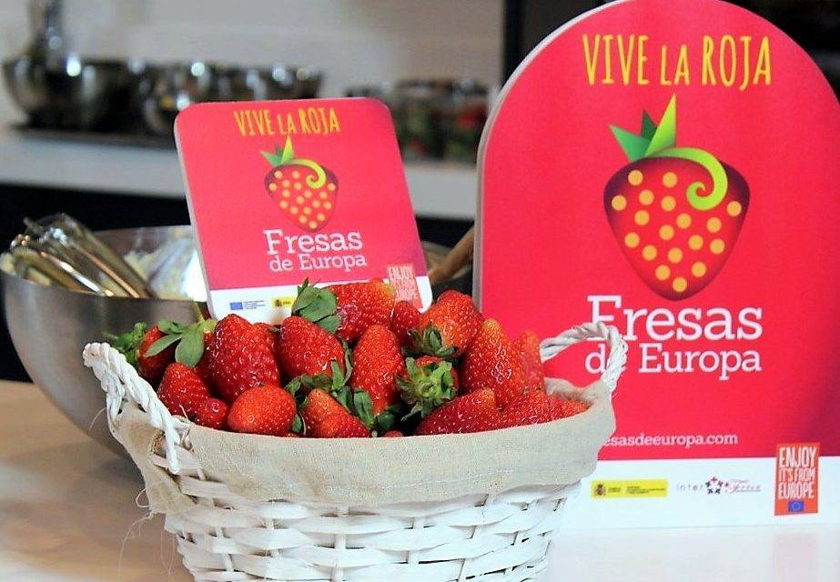 En primavera, fresas